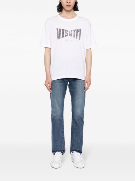 T-shirt mit print Visvim weiß