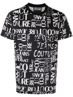 T-shirt Versace Jeans Couture svart