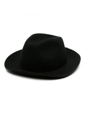 Vlněný klobouk Giorgio Armani černý