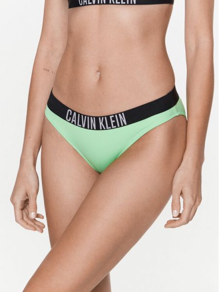 Plavky Calvin Klein Swimwear zelená