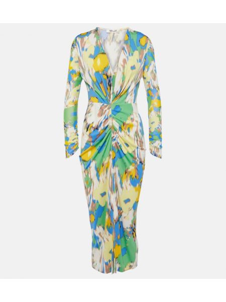 Paita painettu jersey-mekko Diane Von Furstenberg