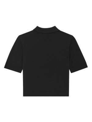 Vilnas polo krekls Saint Laurent melns