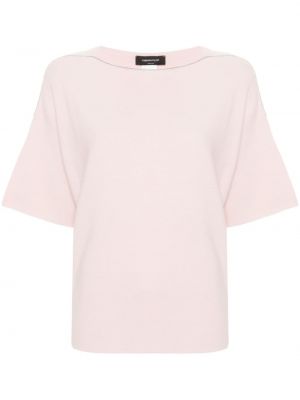 Πλεκτή μπλούζα Fabiana Filippi ροζ