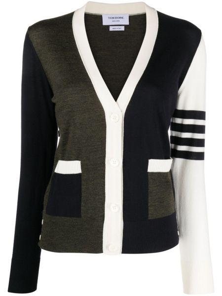 Cardigan lung tricotate transparente Thom Browne