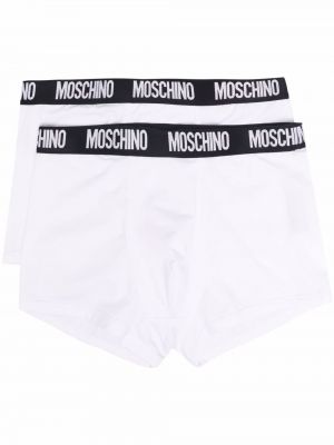 Памучни боксерки Moschino бяло