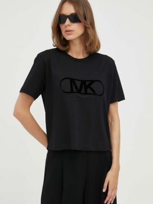 Bombažna majica Michael Michael Kors črna