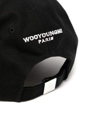 Haftowana czapka z daszkiem bawełniana Wooyoungmi