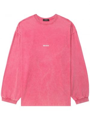 Βαμβακερός φούτερ με σχέδιο We11done ροζ