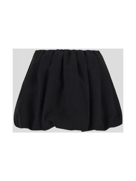 Mini falda de lana Valentino negro