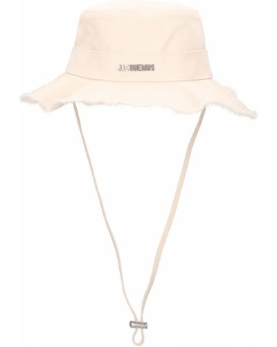 Sombrero de algodón Jacquemus blanco