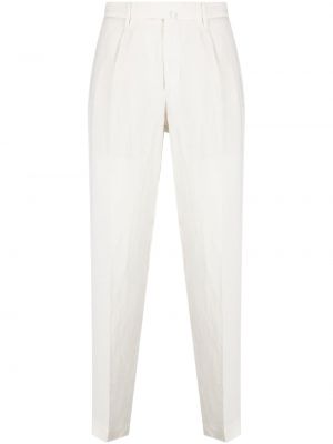Pantaloni slim fit Dell'oglio alb
