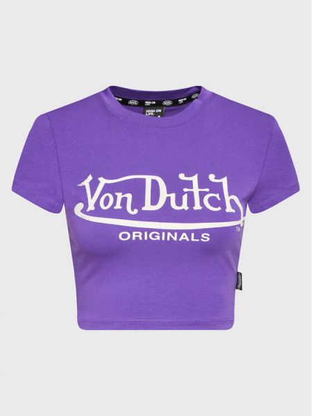 Koszulka Von Dutch fioletowa
