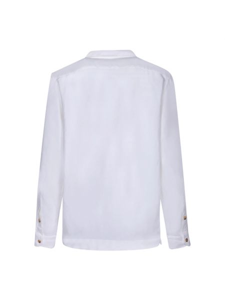 Camisa de lana Boglioli blanco