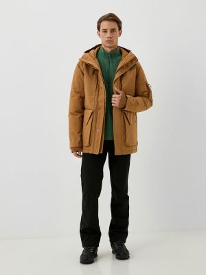 Утепленная куртка Quiksilver коричневая