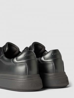 Sneakersy sznurowane koronkowe Ck Calvin Klein czarne