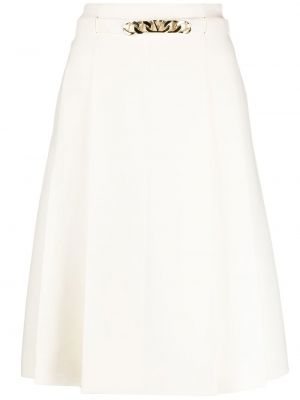 Suknja Valentino Garavani bijela
