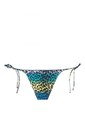 Bikini à imprimé à imprimé léopard Ganni