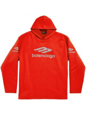 Kapučdžemperis Balenciaga sarkans