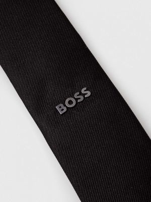 Svilena kravata Boss črna