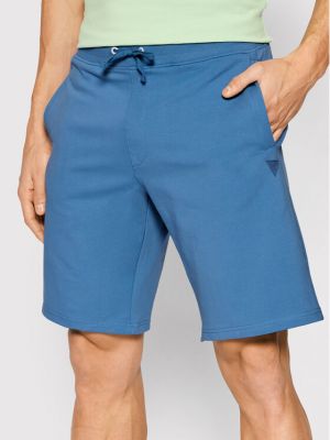 Sportske kratke hlače slim fit Guess plava