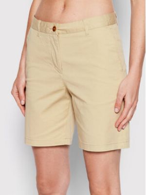 Shorts slim Gant beige