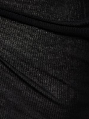 T-shirt en soie avec manches longues Rick Owens