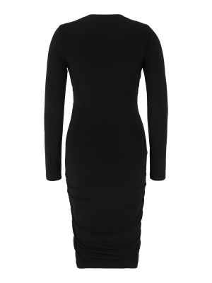 Midi šaty Selected Femme Petite čierna