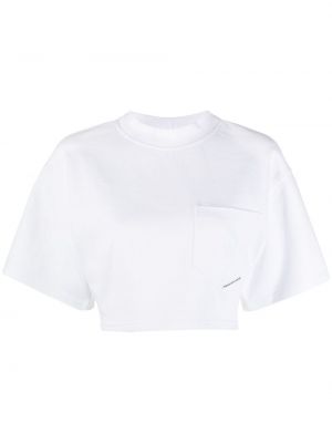 T-shirt bawełniana Alexanderwang.t, biały