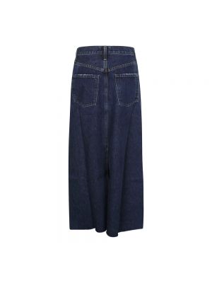 Spódnica jeansowa Agolde niebieska