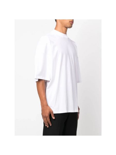 Camiseta de algodón clásica Jil Sander blanco