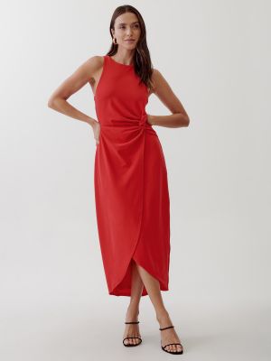 Šaty Tussah červená