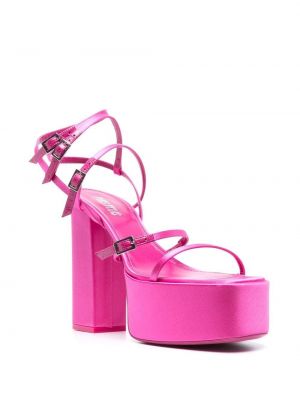 Sandales ar platformu Paris Texas rozā