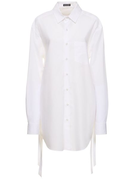 Camicia di cotone Ann Demeulemeester bianco