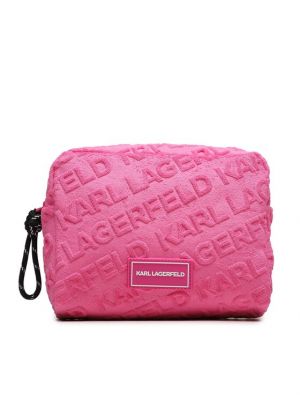 Geantă cosmetică Karl Lagerfeld roz
