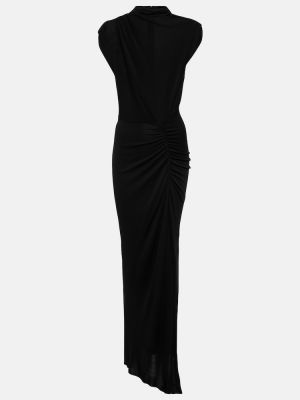 Jersey dolga obleka Diane Von Furstenberg črna