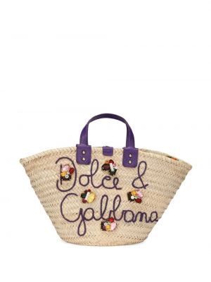 Nakupovalna torba z vezenjem Dolce & Gabbana