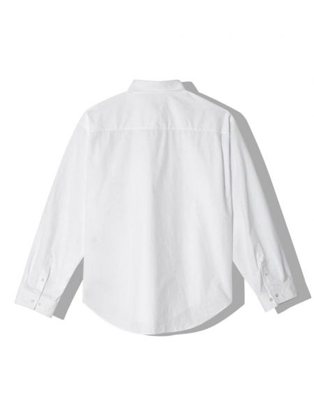Bavlněná košile Balenciaga bílá
