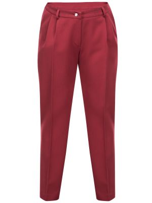 Pantaloni plissettati Karko rosso