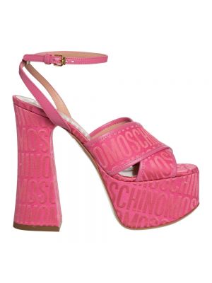 Sandały Moschino różowe