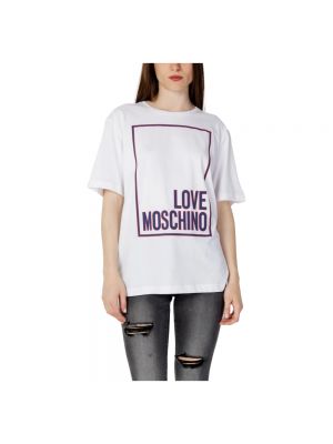 Top Love Moschino weiß