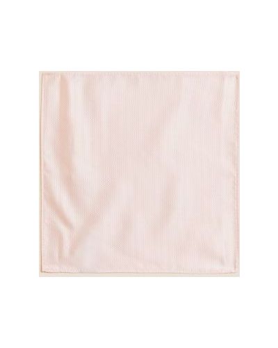 Mens M&S Collection Woven Tie & Pocket Square Set - Light Pink, Light Pink M&s Collection