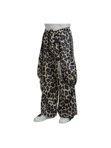 Pantalones leopardo bootcut Dolce & Gabbana