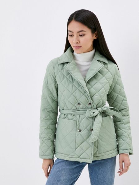 Утепленная демисезонная куртка Fadjo зеленая