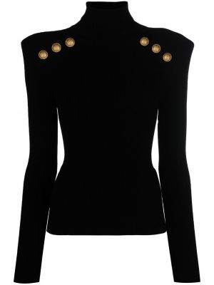 Lang genser Balmain svart