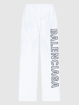 Вишиті спортивні штани Balenciaga білі