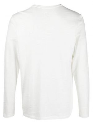 T-shirt en coton avec manches longues Rag & Bone blanc