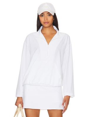 Jersey con cremallera de tela jersey Beyond Yoga blanco