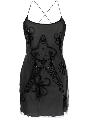 Sukienka mini tiulowa Gcds czarna