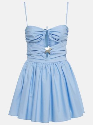 Βαμβακερή φόρεμα Area μπλε