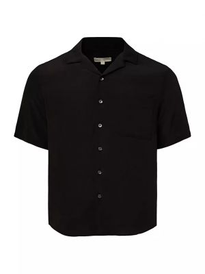 Шелковая рубашка Onia черная